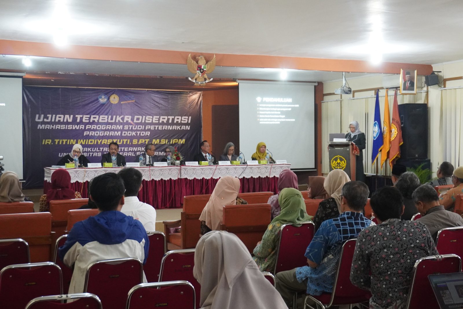 Dosen Fapet Unsoed Program Doktor Ilmu Peternakan Fapet Unsoed Lulus Ujian Terbuka Disertasi