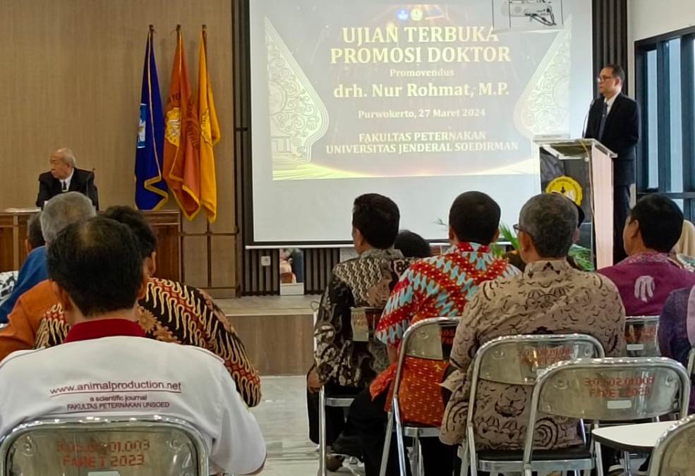 Mahasiswa Program Doktor Fapet Unsoed, Sukses Raih Gelar Doktor setelah Lulus pada Ujian Terbuka