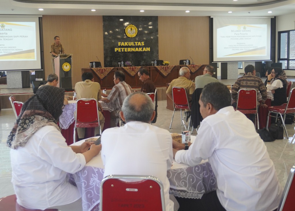 Kolaborasi Dinas Peternakan Dan Kesehatan Hewan Provinsi Jateng Dengan Fapet Unsoed, Bangun Skema Peningkatan Produksivitas Sapi Perah
