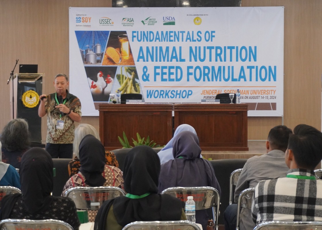 USSEC Bersama Fapet Unsoed Gelar Workshop, Bahas Pentingnya Nutrisi pada Hewan Ternak
