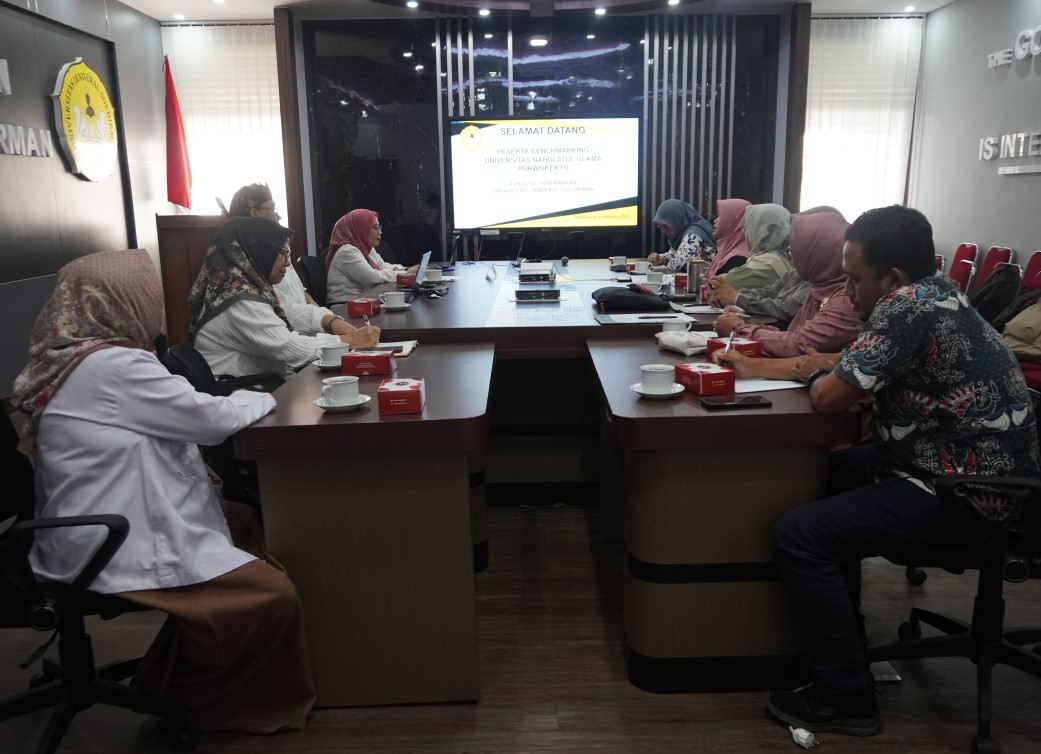 Fapet Unsoed Terima Delegasi dari Universitas Nahdatul Ulama Purwokerto, untuk Benchmarking Kurikulum