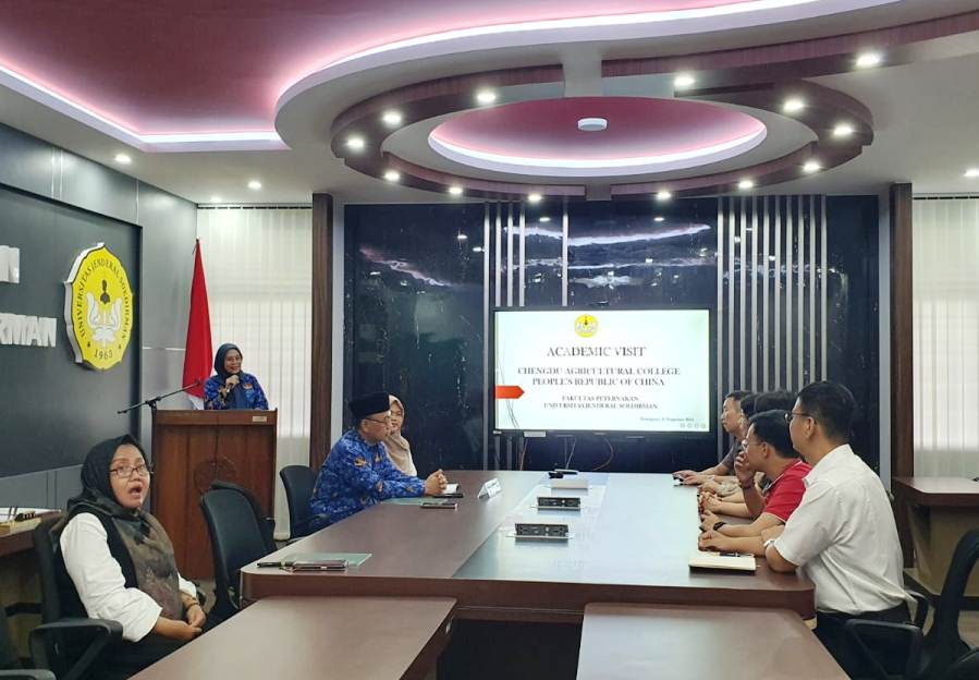 “Penguatan Kerja Sama Global: Kunjungan Akademik Prof. Peng Fang, Wakil Presiden Chengdu Agricultural College, ke Fakultas Peternakan”