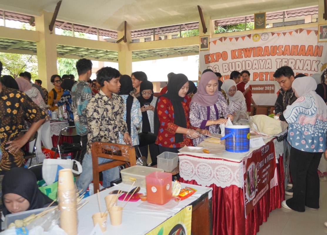 Sukses Ikuti Kegiatan Expo Mahasiswa Program D3 Budidaya Ternak, Aplikasikan Mata Kuliah Kewirausahaan