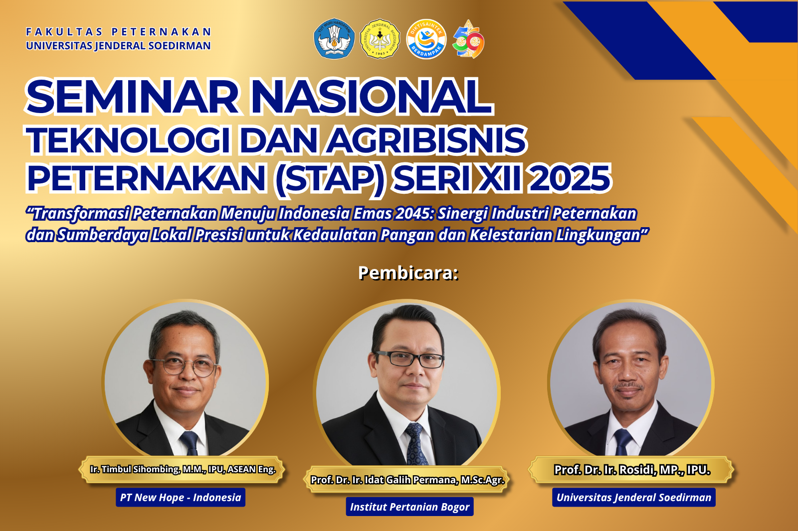 Dari Purwokerto untuk Indonesia Emas 2045: Fapet Unsoed Inisiasi Forum Riset Peternakan Nasional